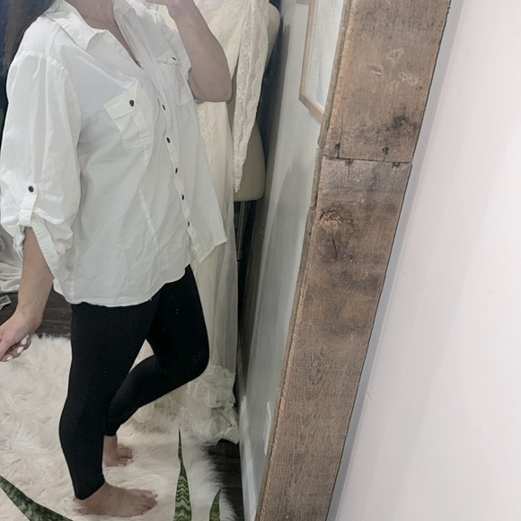 Cato White Button Down Shirt size 18/20W cotton fabric - Picture 2 of 6